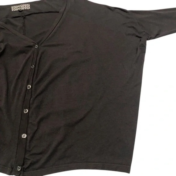Groceries Apparel | Organic Cotton Hemp Button Up Oversized Slouchy Cardigan Top - Picture 5 of 13